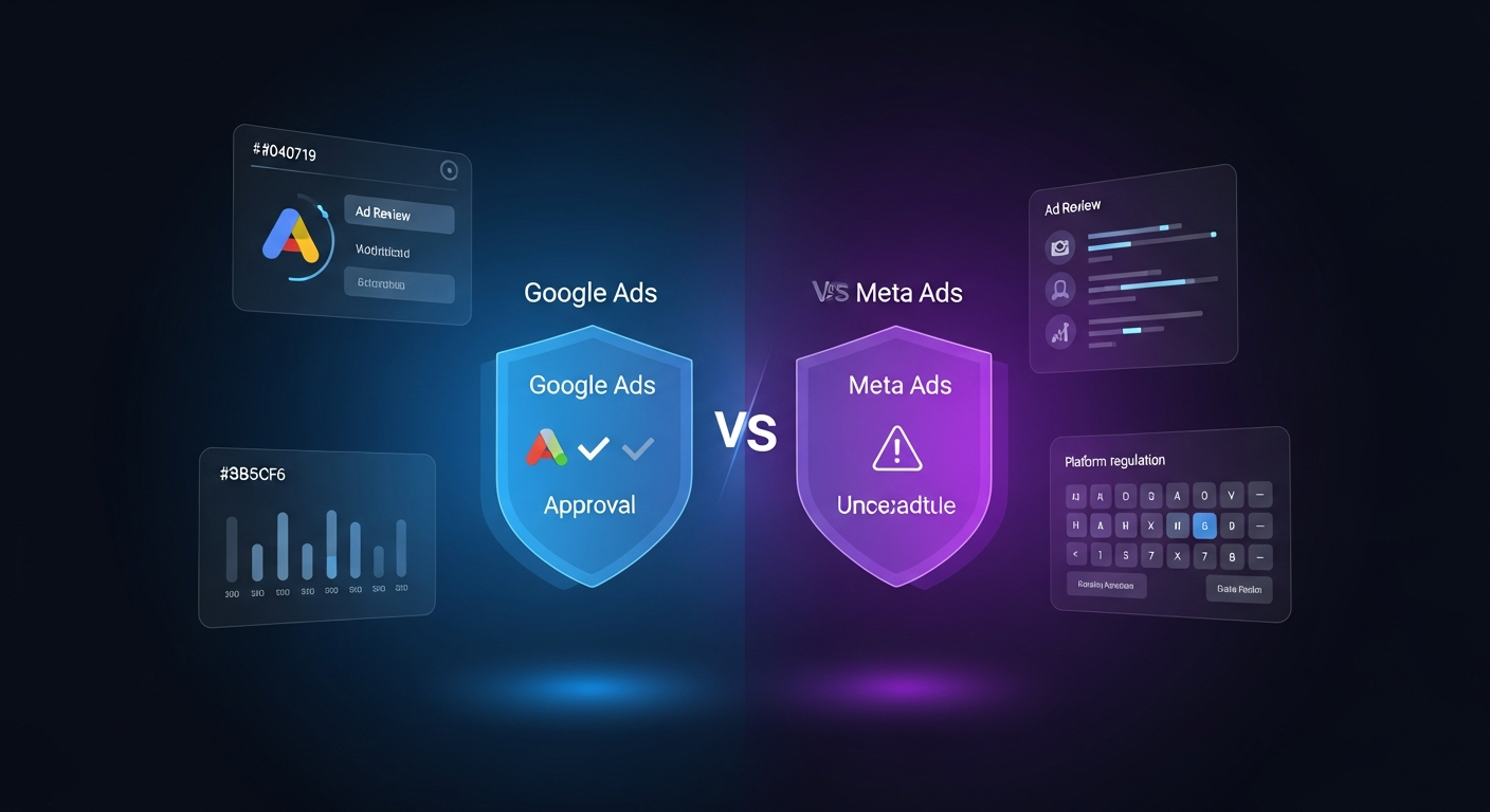 Google vs. Facebook Ads Policy 2026: Die wahren Unterschiede