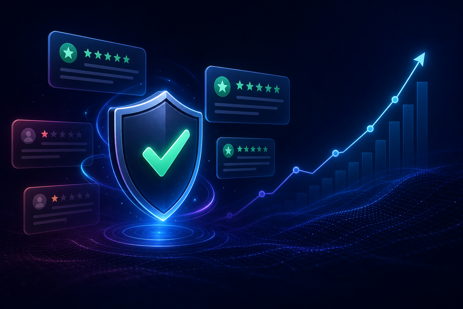 Trustpilot 평판 관리: 별 다섯 개 리뷰를 보호하는 검증된 방패와 상승하는 TrustScore